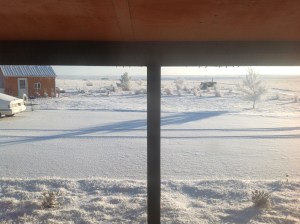 morning calm and sun returns...